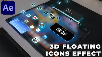 Effect van zwevende 3D-pictogrammen in After Effects - After Effects-zelfstudie