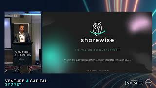 Sharewise Investment Opportunity Presentation Venture Capital Sydney 2023