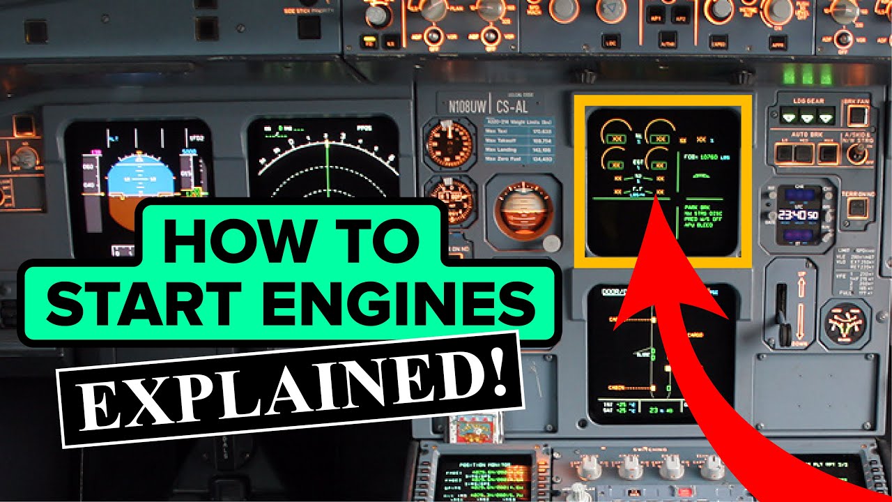 How To Start The Engines on Airbus A320 - YouTube