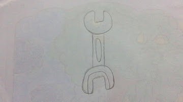 Hướng dẫn vẽ cái cờ lê đơn giản