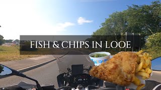 A ride to Looe for fish and chips
0:00 The reason for the video
0:24 Intro
0:46 Waffling on whom I am meeting
1:06 Waffling about our next trip and my renovation
4:37 Introduction of #Saddlebags73
5:19 The ride to Looe
6:19 Wrong pocket!
6:40 The ride to Looe
6:51 Waffle about Looe
7:25 Locals admire the ride through
7:46 How big is it?
8:21 Fish n Chips
8:28 Saddlebags73 and the views
9:00 The messed outro! A ride to Looe for fish and chips