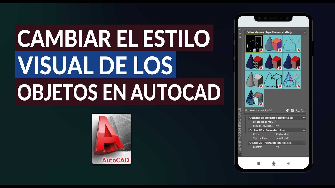 Cómo Cambiar o Modificar el Estilo Visual de los Objetos en AutoCAD