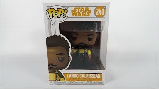 Funko Pop Vinyl Star Wars Lando Calrissian Unboxing