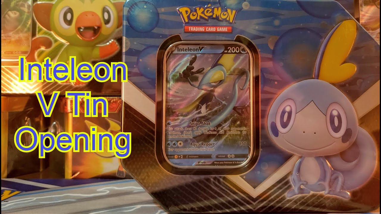 Pokémon Inteleon V Tin Opening (Galar Partners)