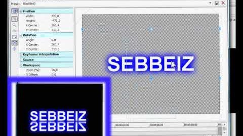 Sony Vegas: Reflection Tutorial