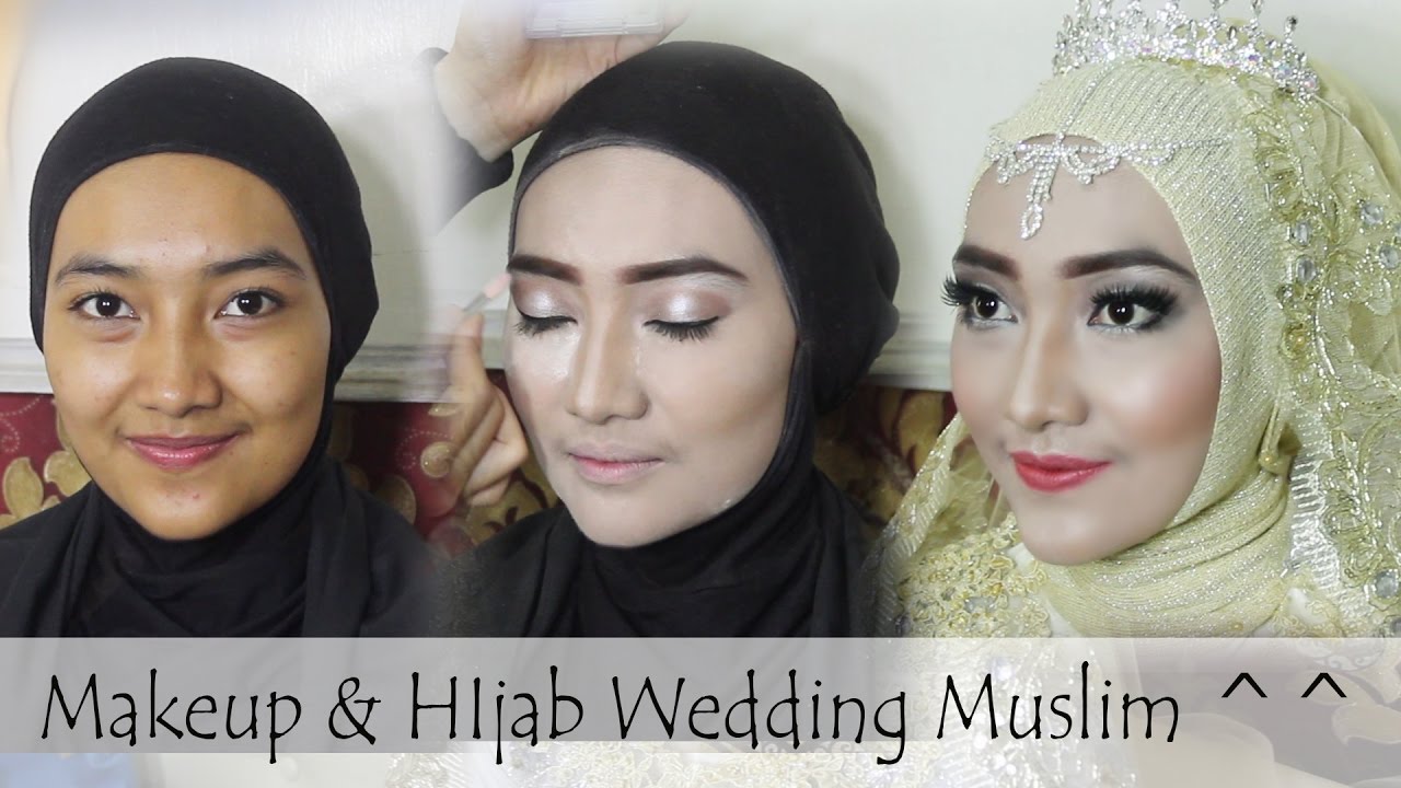 Wedding Makeup Tutorial Hijab Tanpa Cukur Alis YouTube