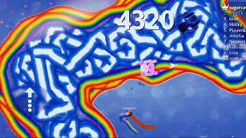 Snake.io Strong Piggy Snake Vs Legend Snake Epic Snake.io Gameplay #102