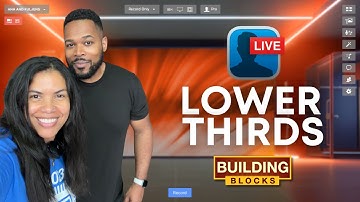 Create Lower Thirds in Ecamm Live | BuildingBlocks with ana and Fuljens