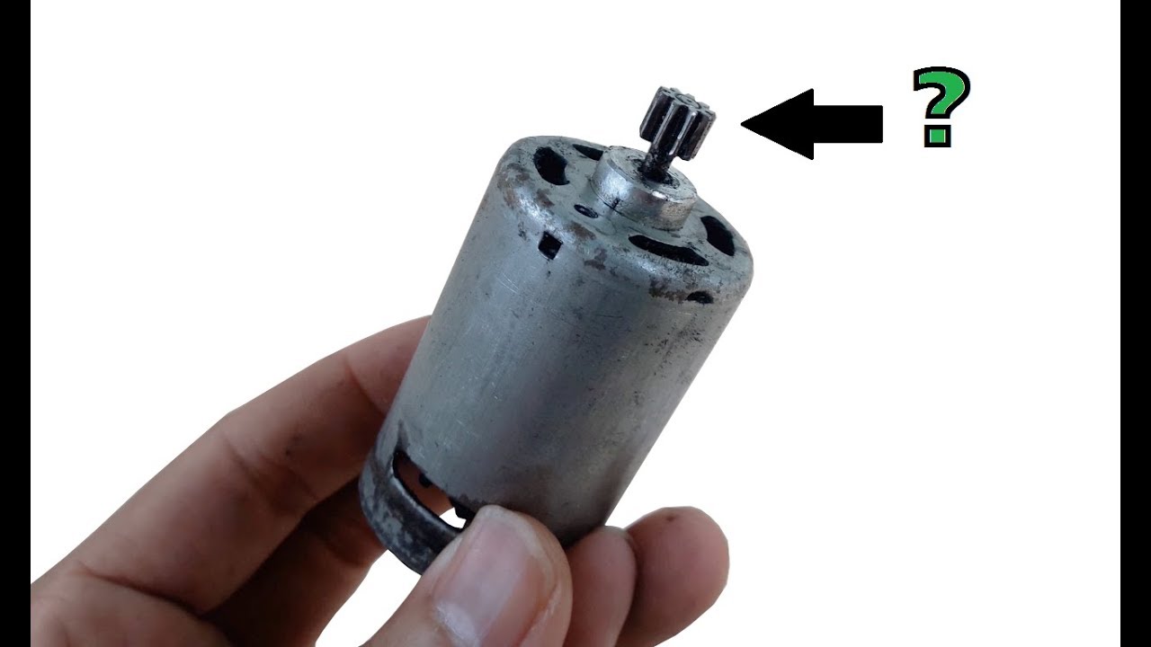 How To Remove Gear From Dc Motor