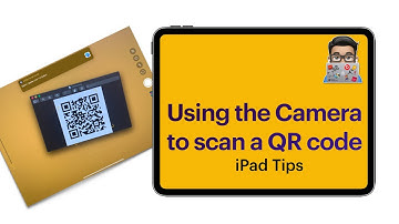iPad Tips:  Using the camera to scan a QR code (iPad Tutorial 2020)