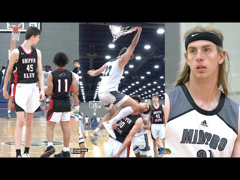 "HE KICKED HIM IN THE FACE?!" 7-FOOTER Battles Mid-Pro Academy at the NY2LA Grassroots Invitational!