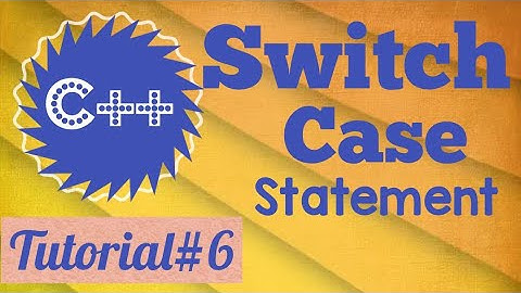 Switch case statement in c++ with example/concept of switch in c++