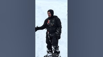 Backcountry Snowmobiling is the most demanding sport. 🫣 #snowmobile #snow #polaris #shorts #viral