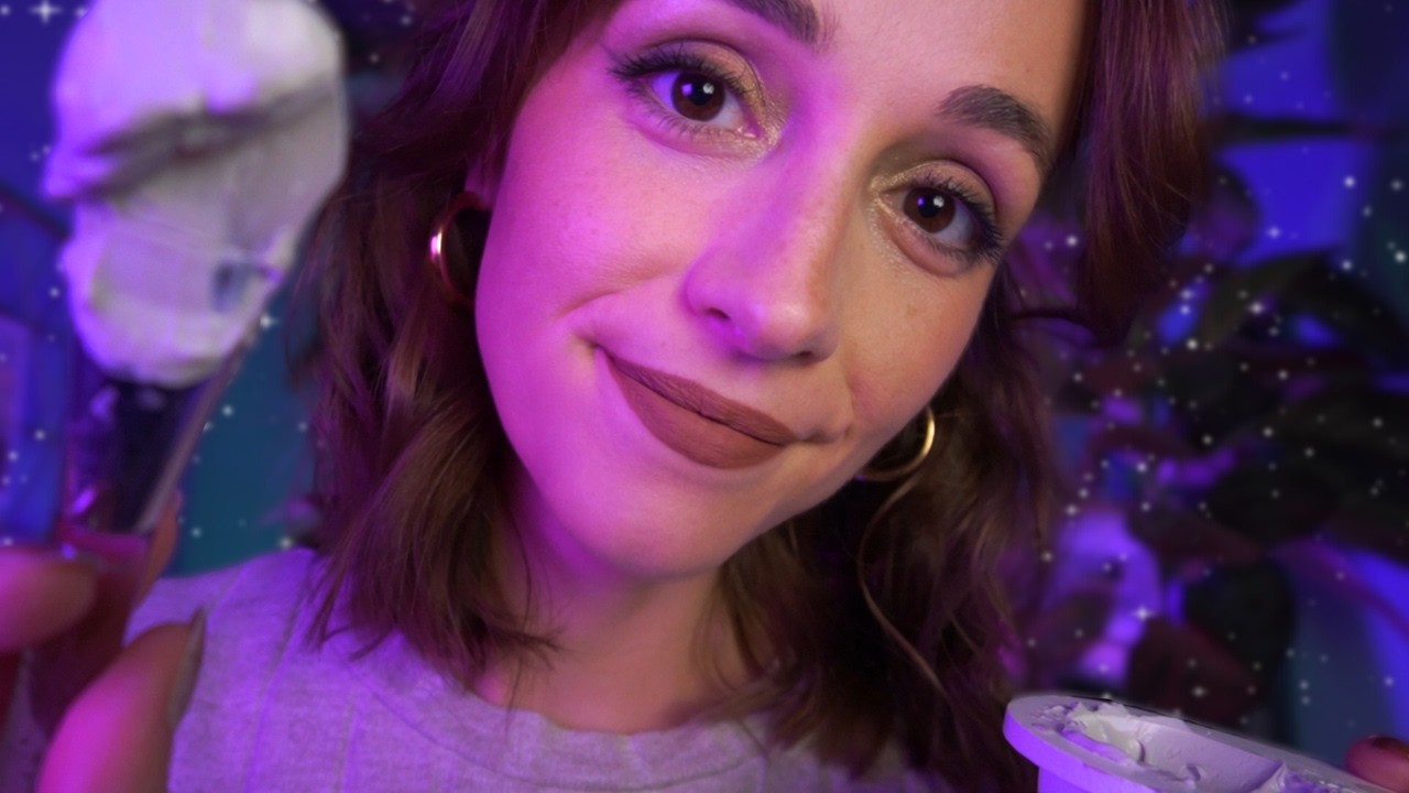 ASMR | The Midnight Spa 🌙 Pampering to Fall Asleep ☁️ (skincare, hair wash, whispers)