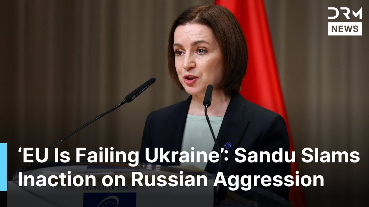 “Peace Without Punishment Is Betrayal”: Moldovan President  Sandu’s Stark Warning to Europe | AC1B