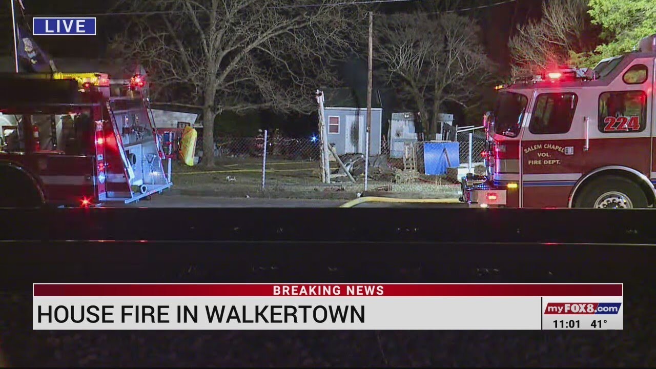 House fire reported in Walkertown YouTube