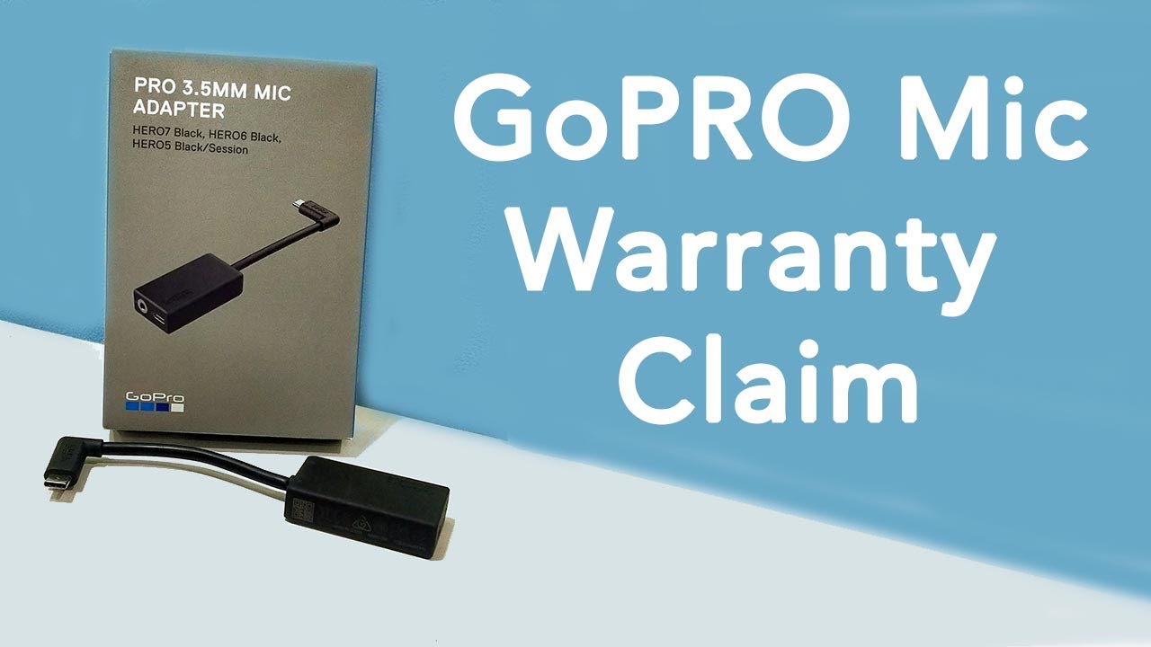 GoPro Mic Adaptor Warranty Claim India YouTube