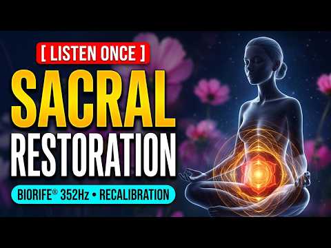 🧬 DEEP UTERUS & SACRAL RESTORATION | BioRife® 352Hz • 2026 Recalibration