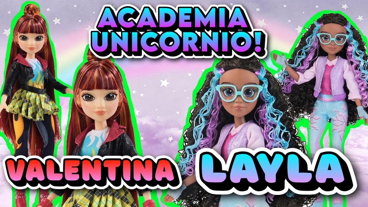 ACADEMIA UNICORNIO! VALENTINA Y LAYLA!