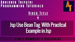 Jsp Use Bean Tag Part-20 # jsp:useBean Tag In Jsp # Jsp:Setter Tag #Jsp:Getter Tag