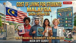 Cost of Living Student Visa Malaysia 2026 update!!