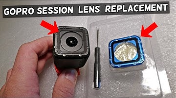 GOPRO HERO SESSION LENS REPLACEMENT in 5 minutes