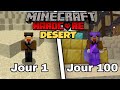 J'ai survécu 100 jours dans un désert en hardcore sur Minecraft... Voici ce qu'il s'est passé thumbnail
