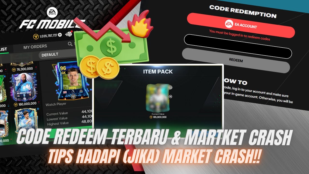KODE REDEEM TERBARU! APAKAH AKAN TERJADI MARKET CRASH SAAT UPDATE FC MOBILE 26? AWAS SALAH LANGKAH
