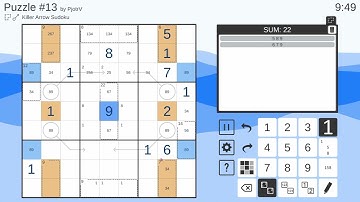Cracking The Cryptic - #13 Killer Arrow Sudoku in 16:46