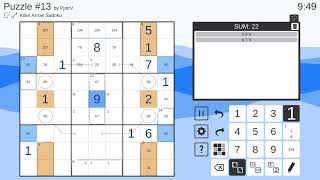Cracking The Cryptic - #13 Killer Arrow Sudoku in 16:46