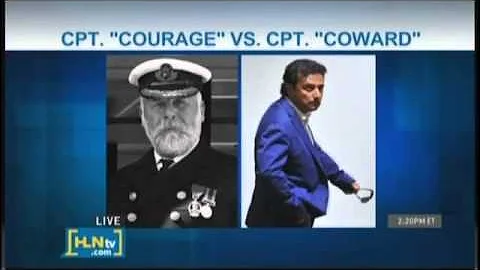 Jeff Gold on HLN re "Capt. Coward" Costa - Concordia Sinking Case