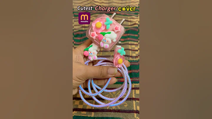 Meesho cutest charge cover @199/- #meesho #iphone #charger