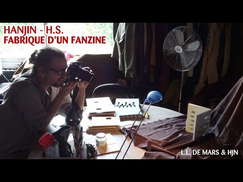Hanjin - construction d'un fanzine expérimental - Sérigraphie, estampe, pop-up, découpes, pochoir...