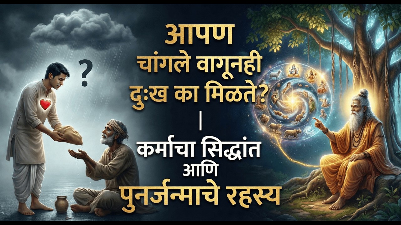 आपण चांगले वागूनही दुःख का मिळते? | कर्माचा सिद्धांत आणि पुनर्जन्माचे रहस्य