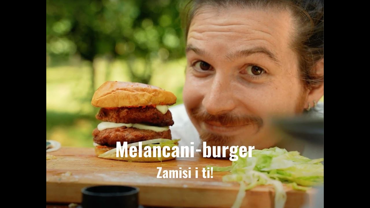 Melancani-burger! Zamisi i ti! Bester Veggie-Burger ever!