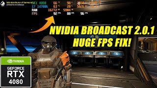 🚨 NVIDIA Broadcast 2.0.1 Huge FPS Fix! 🎤🎥 Use This Version! 🚨 (Helldivers 2 FPS Test)