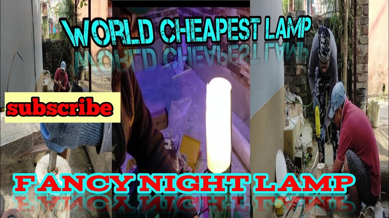 World cheapest fancy lamp// totally homemade // subscribe our channel 🙏