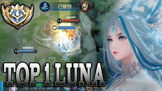Top 1 Global Gameplay (luna) | Honor of Kings luna Global