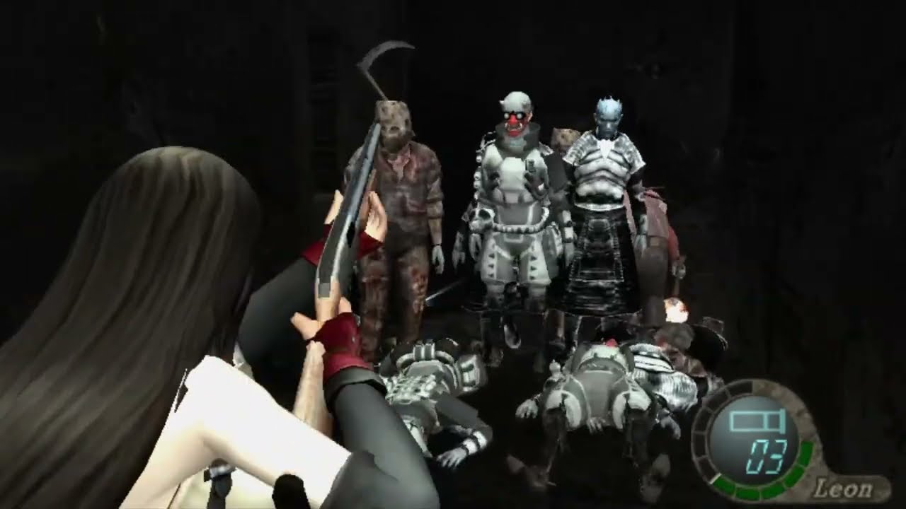 RE4 2007 Mod Tifa for Leon by accell99sum