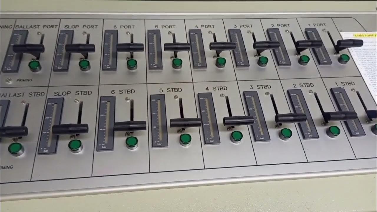Cargo Control Room Of Tanker Ship CCR Tour Of Merchant Vessel Oil