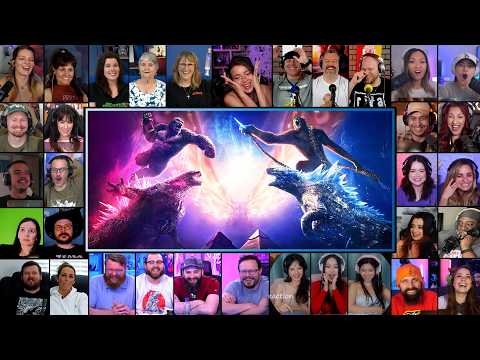 Godzilla & Kong Vs Skar King & Shimo Full Fight | Godzilla x Kong: The New Empire Reaction Mashup