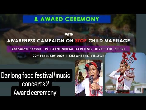 Darlong Music Concerts 2//Award Ceremony 2025 #darlong #kuki #tripura # ...
