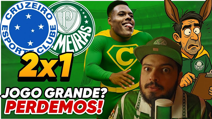 TIME ALÉRGICO A JOGO GRANDE | Pós jogo Cruzeiro 2 x 1 Palmeiras - Brasileirão