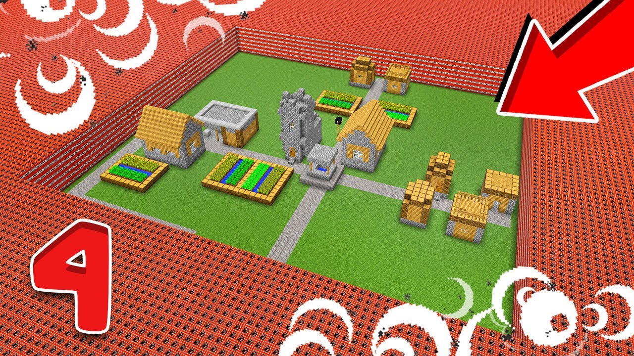4 СПОСОБА КАК ВЗОРВАТЬ ДЕРЕВНЮ ЖИТЕЛЕЙ В МАЙНКРАФТ | Компот Minecraft