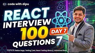 Redux Saga Interviewer fav. Question Q&A | Day 7 | 100 Questions Series🔥