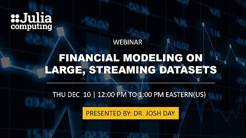 Financial Modeling on Large, Streaming Datasets