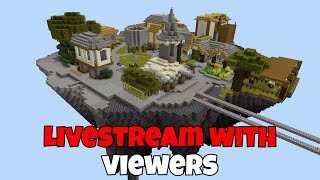 Defeating the Enderdragon with viewers 🌟Create Skyblock