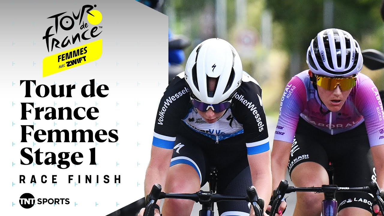 GREAT OPENING STAGE FINISH! 💪 | Tour de France Femmes Stage 1 Final KM's | TNT Sports Cycling