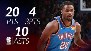 Cason Wallace 20 pts 4 threes 10 asts vs Cavs 25/26 season