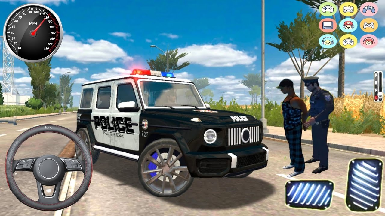 محاكي ألقياده سيارات شرطة العاب سيارات Police Simulator - Saiful Gaming 